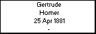 Gertrude Homer